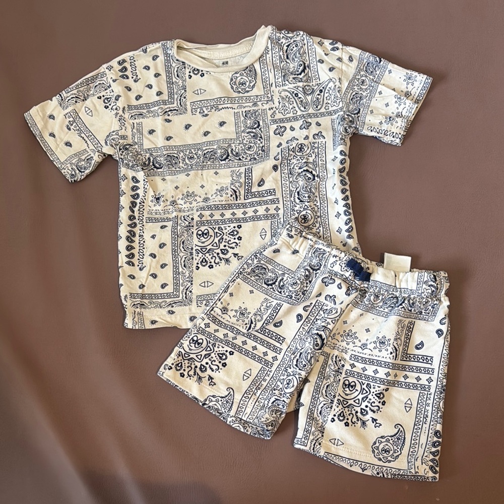 H&M Kids Bandana Print Set - Sz4T